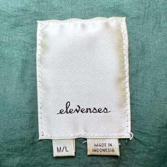 Anthropologie Elevenses Womens Multicolor Colorblock Windbreaker Jacket Size M/L - Picture 3 of 9